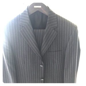Gucci grey striped suit